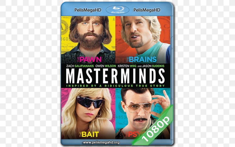 Owen Wilson Zach Galifianakis Jared Hess Masterminds Blu-ray Disc, PNG, 512x512px, Owen Wilson, Advertising, Amazoncom, Bluray Disc, Brand Download Free
