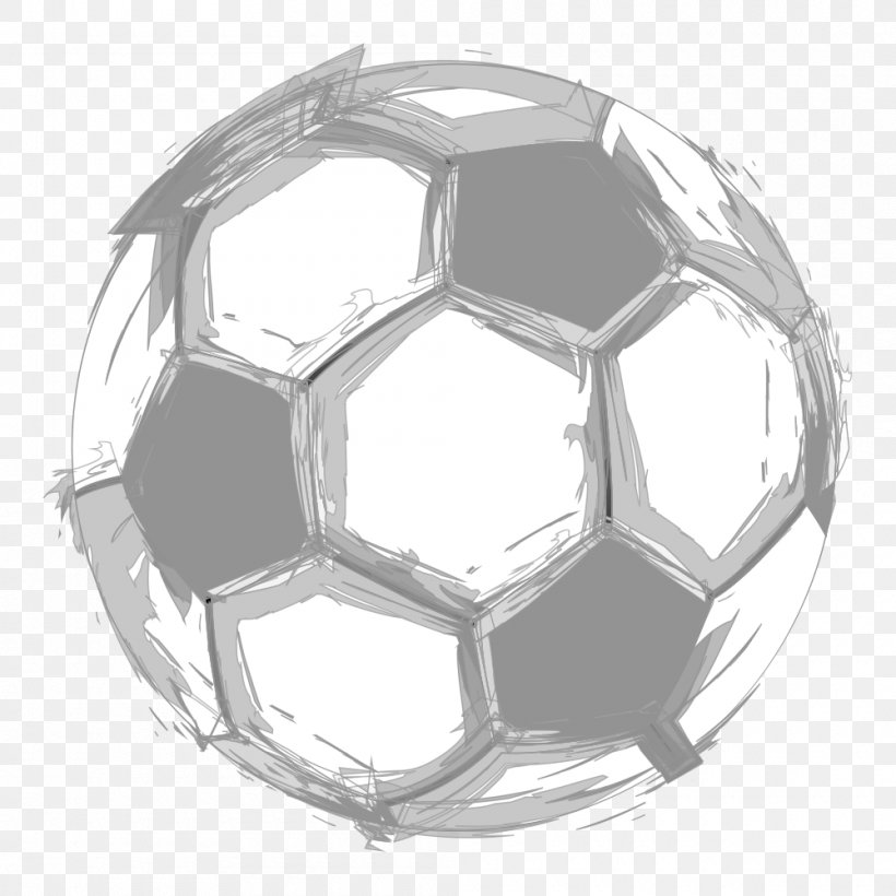 Football Manchester United F.C. Premier League, PNG, 1000x1000px, Football, Ball, Black And White, Football Player, Goal Download Free