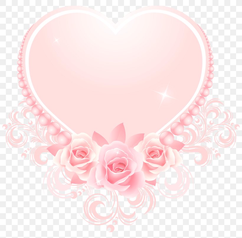 Heart Clip Art Image Valentine's Day Portable Network Graphics, PNG, 804x804px, Heart, Heart Frame, Love, Petal, Pink Download Free
