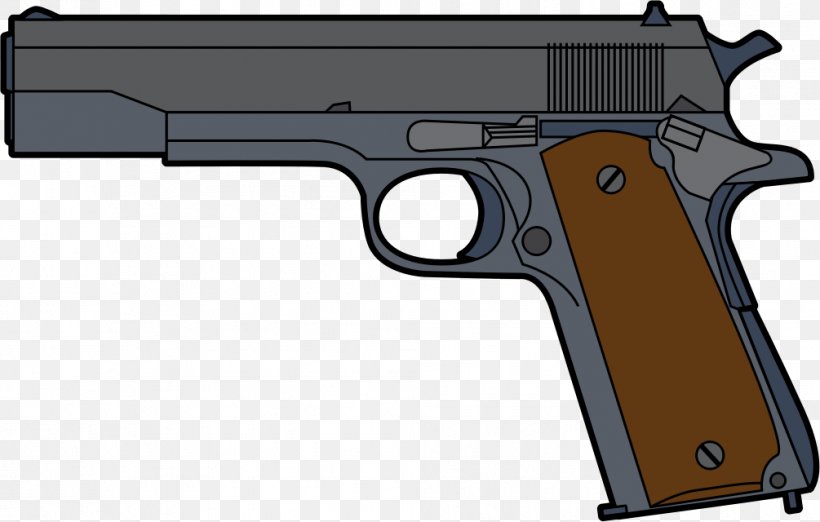 Pistol Firearm Clip Handgun Clip Art, PNG, 1005x640px, Watercolor, Cartoon, Flower, Frame, Heart Download Free