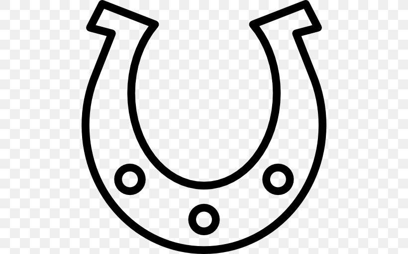 Horseshoe, PNG, 512x512px, Horse, Area, Black And White, Computer Software, Horseshoe Download Free