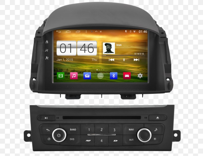 Renault Koleos Dacia Duster GPS Navigation Systems Car, PNG, 671x630px, Renault Koleos, Automotive Head Unit, Automotive Navigation System, Car, Dacia Duster Download Free