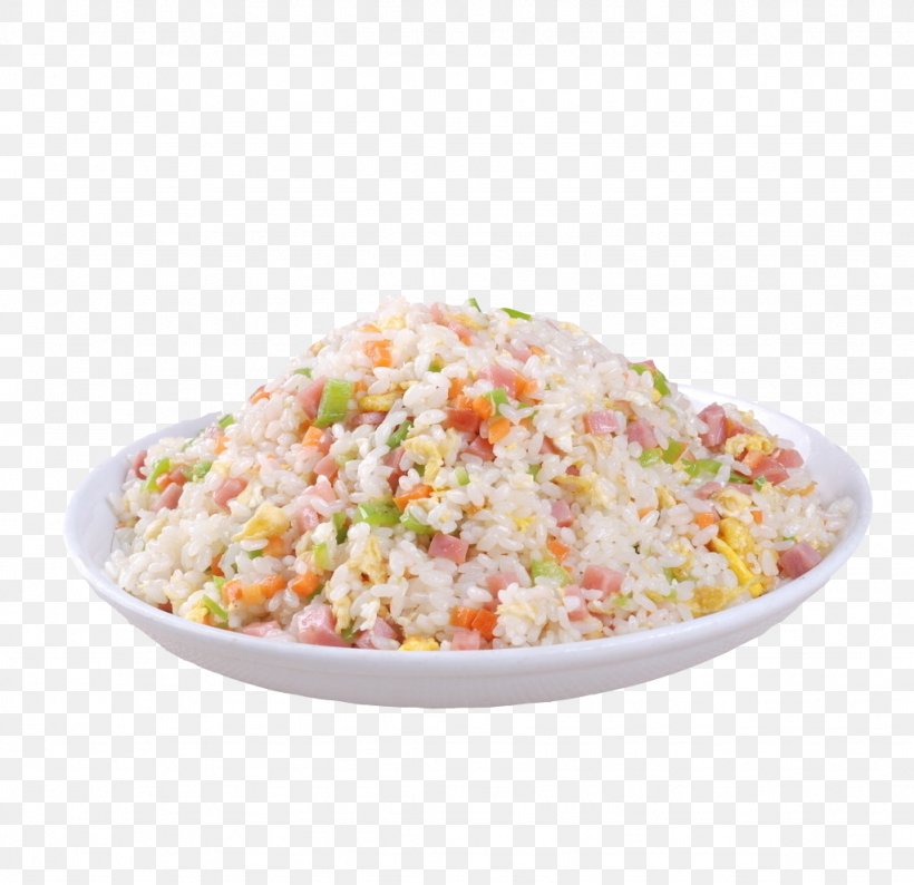 Yangzhou Fried Rice Ham And Eggs Dish, PNG, 1024x992px, Fried Rice, Commodity, Cooked Rice, Cuisine, Dish Download Free