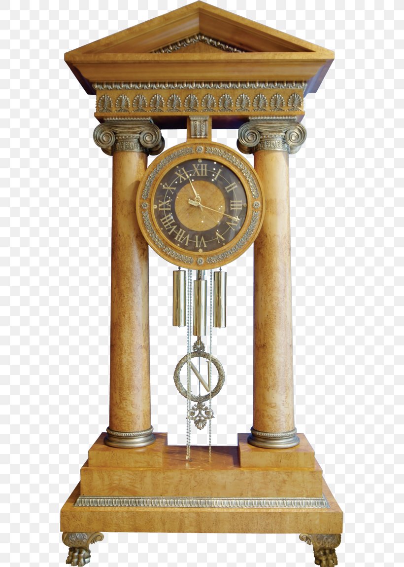 Pendulum Clock Antique, PNG, 575x1149px, Pendulum Clock, Alarm Clocks, Antique, Art, Brass Download Free