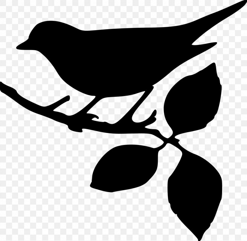 Tree Branch Silhouette, PNG, 1227x1200px, Bird, Alamy, Beak, Branch, Leaf Download Free