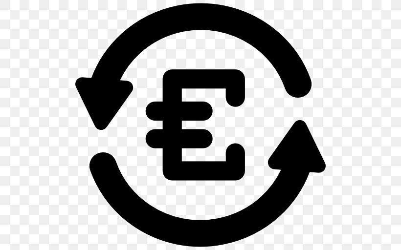 Euro Sign Currency Symbol Pound Sign, PNG, 512x512px, Euro Sign, Area, Black And White, Brand, Coin Download Free