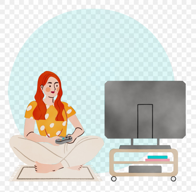 Furniture Sitting Cartoon Meter Behavior, PNG, 2500x2458px, Playing Video Games, Behavior, Cartoon, Furniture, Human Download Free