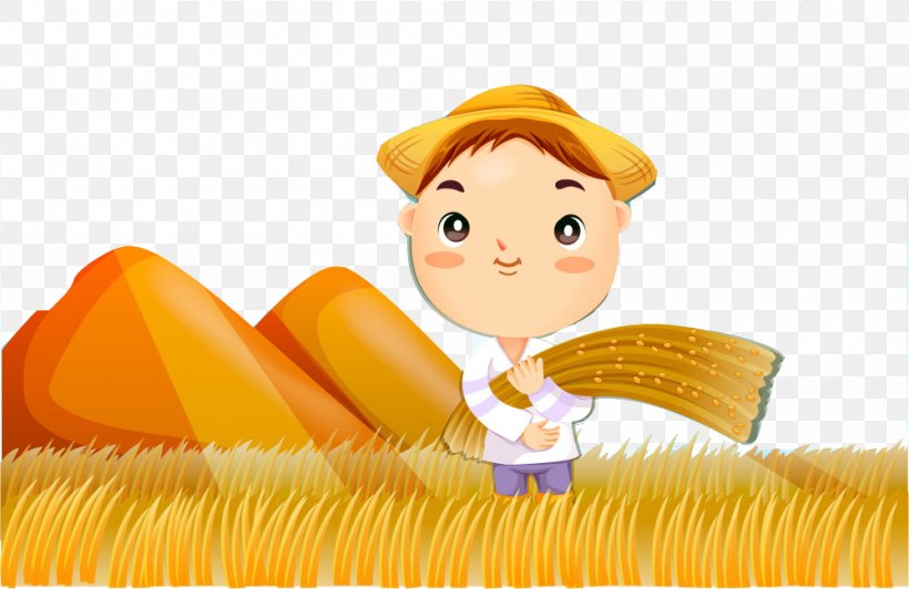 Harvest Rice Oryza Sativa Autumn, PNG, 1000x649px, Harvest, Art, Autumn, Banana Family, Cartoon Download Free