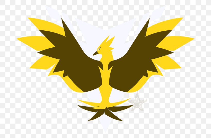 Pokémon Yellow Zapdos Pokémon Gold And Silver, PNG, 734x536px, Zapdos, Beak, Bird, Drawing, Fictional Character Download Free