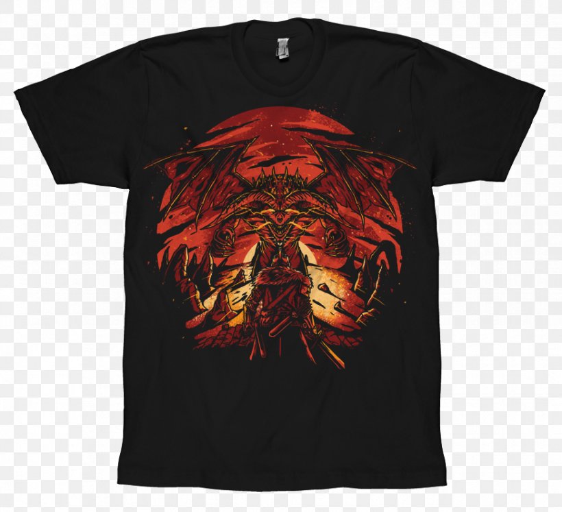 T-shirt Dark Souls II Dragon Dark Souls: Artorias Of The Abyss, PNG, 876x799px, Tshirt, Active Shirt, Black, Boss, Brand Download Free