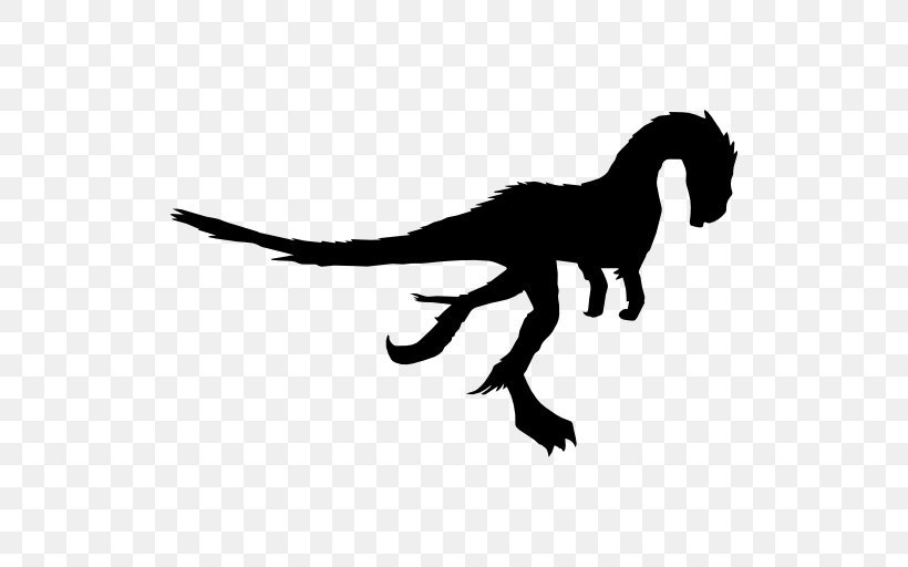 Dilong Caudipteryx Dinosaur Gigantoraptor, PNG, 512x512px, Dilong, Animal, Black And White, Caudipteryx, Dinosaur Download Free
