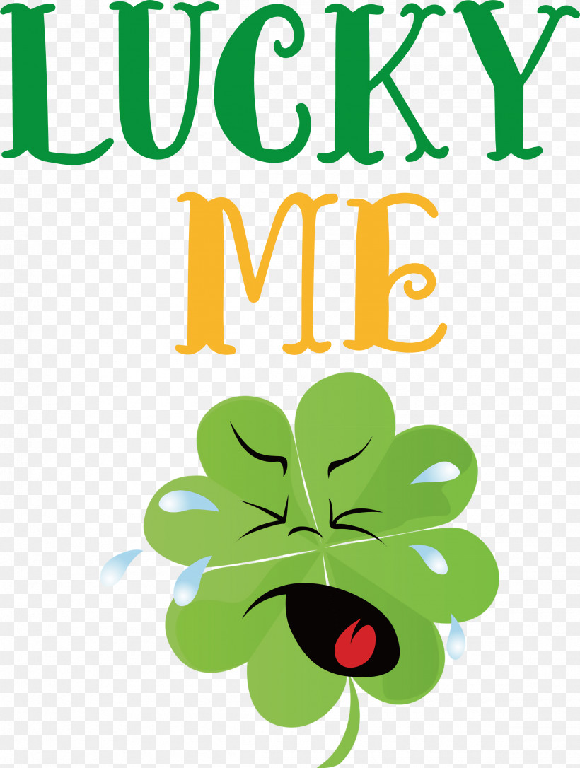 Lucky Me Patricks Day Saint Patrick, PNG, 2325x3081px, Lucky Me, Flower, Green, Leaf, Meter Download Free