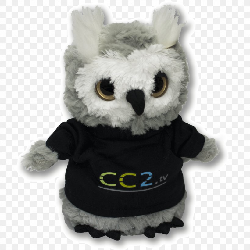 T-shirt Owl Computer Mascot Stuffed Animals & Cuddly Toys, PNG, 1024x1024px, Tshirt, Bird Of Prey, Computer, Fan Shop, Information Technology Download Free