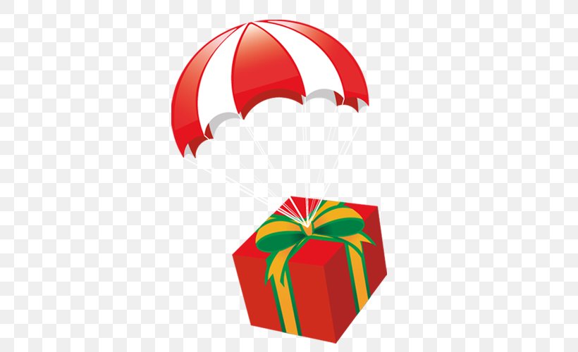 Gift Parachute Box Clip Art, PNG, 500x500px, Gift, Box, Brand, Christmas, Clothing Download Free