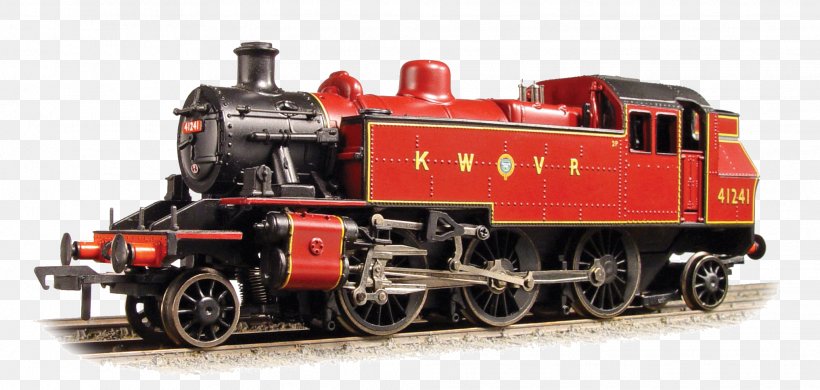 Electric Locomotive Keighley And Worth Valley Railway LMS Class 2 2-6-2T LMS Ivatt Class 2 2-6-0, PNG, 2032x967px, Electric Locomotive, Bachmann Branchline, Br Standard Class 4 260, Engine, George Ivatt Download Free