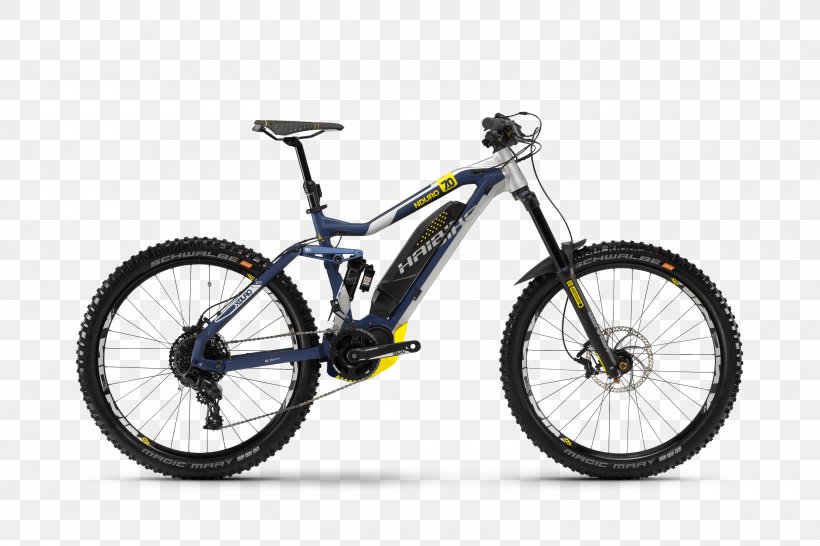 Haibike Electric Bicycle XDURO AllMtn 9.0 Mountain Bike, PNG, 3000x2000px, Haibike, Automotive Tire, Bicycle, Bicycle Accessory, Bicycle Fork Download Free