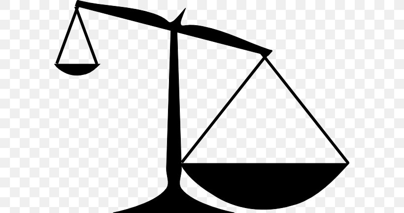 Measuring Scales Lady Justice Clip Art, PNG, 600x432px, Measuring Scales, Area, Balans, Black, Black And White Download Free