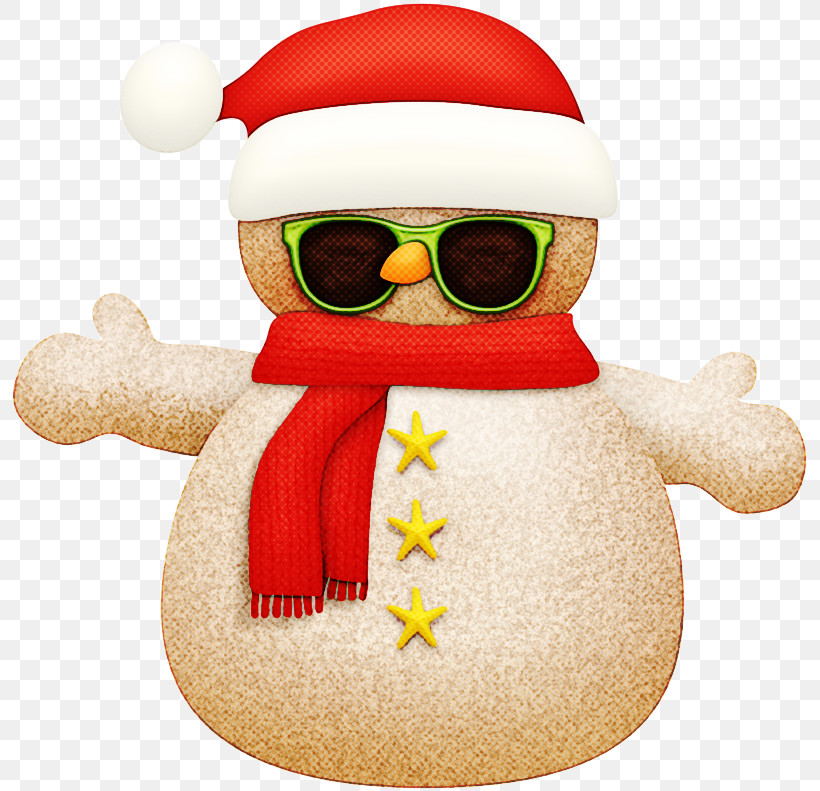 Santa Claus, PNG, 800x791px, Cartoon, Christmas, Glasses, Santa Claus, Stuffed Toy Download Free
