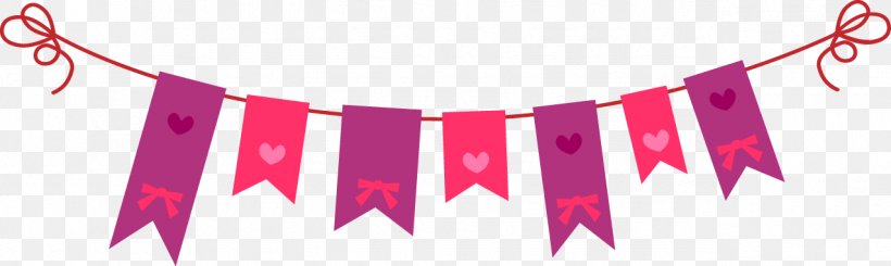 Valentine's Day Greeting Card Clip Art, PNG, 1275x382px, Valentine S Day, Banner, Brand, February 14, Garland Download Free