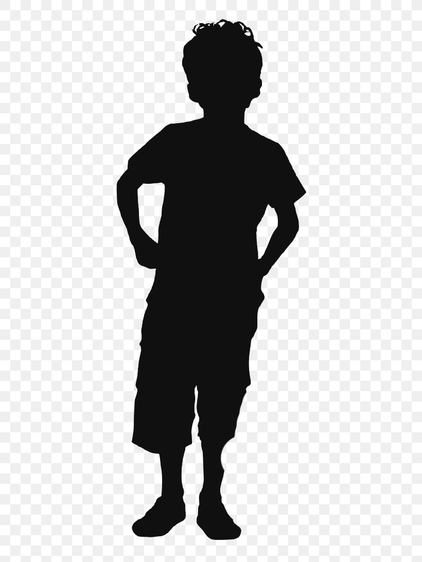 Vector Graphics Silhouette Illustration Image Royalty-free, PNG, 589x1092px, Silhouette, Arm, Black, Black And White, Boy Download Free