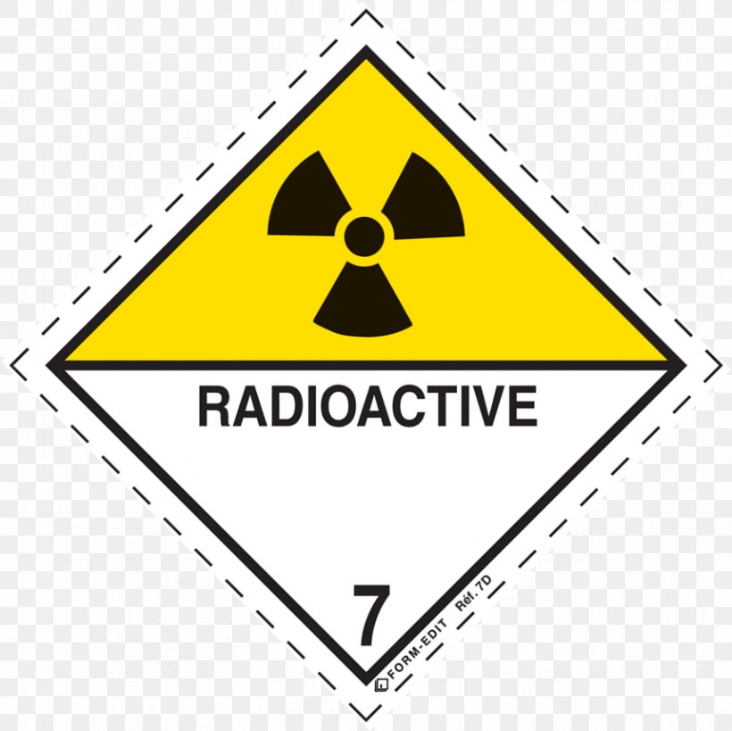 Dangerous Goods HAZMAT Class 7 Radioactive Substances Label HAZMAT Class 9 Miscellaneous Hazard Symbol, PNG, 857x856px, Dangerous Goods, Area, Brand, Cargo, Hazard Download Free