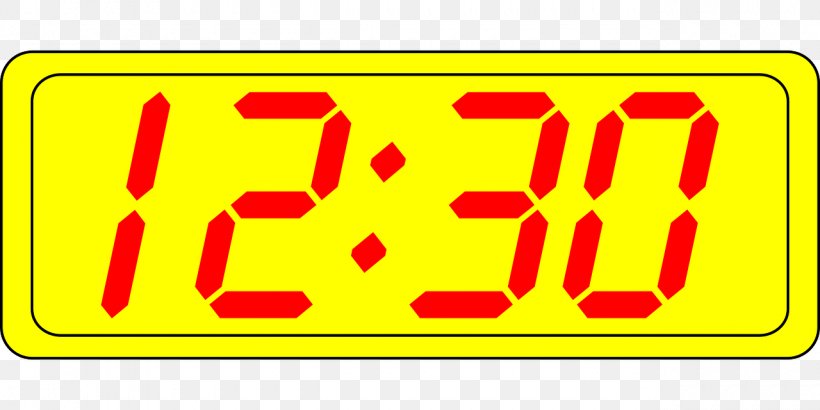 Digital Clock Alarm Clocks Clip Art, PNG, 1280x640px, Digital Clock, Alarm Clocks, Area, Brand, Clock Download Free