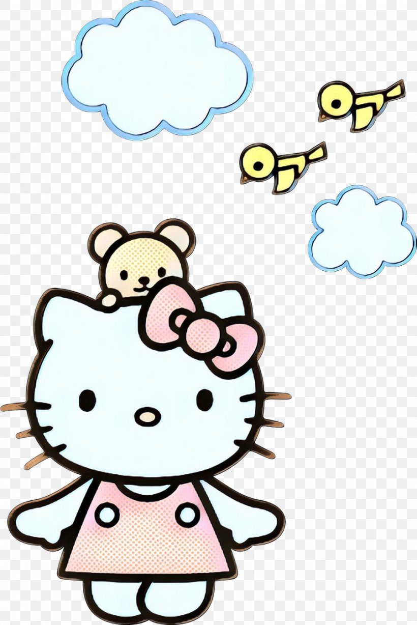 Hello Kitty My Melody Clip Art Sanrio, PNG, 900x1348px, Hello Kitty, Cartoon, Cheek, Cloud, Drawing Download Free