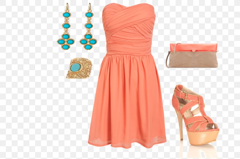 Cocktail Dress Clothing Fashion Coral, PNG, 683x544px, Dress, Clothing, Cocktail Dress, Color, Coral Download Free