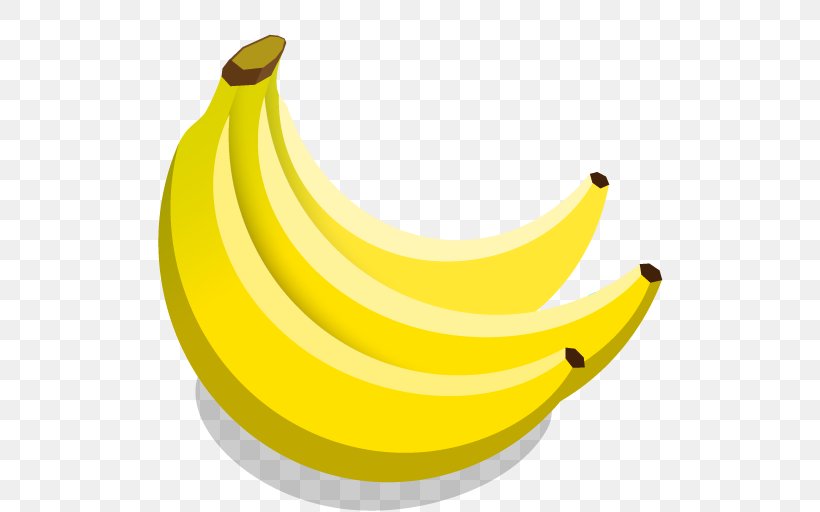 Food Banana Family Yellow Fruit, PNG, 512x512px, Banana, Banana Family, Food, Fruit, Icon Design Download Free