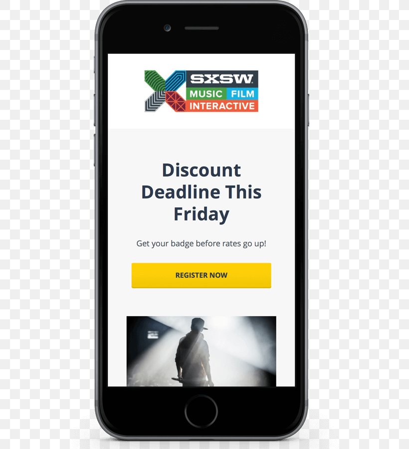 Smartphone Display Advertising South By Southwest, PNG, 553x900px, 2016, Smartphone, Advertising, Brand, Communication Download Free