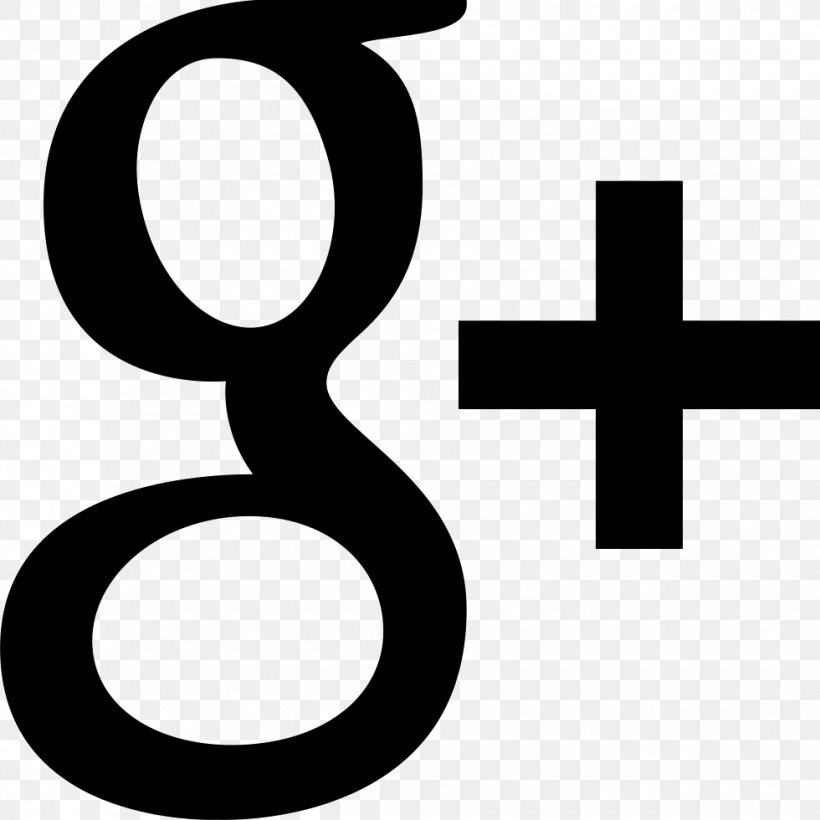 Google+ Google Logo Social Media, PNG, 980x980px, Google, Area, Artwork, Black And White, Business Download Free