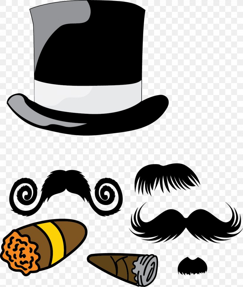 Hat Moustache Beard, PNG, 1021x1205px, Hat, Beard, Cartoon, Eyewear, Fashion Download Free