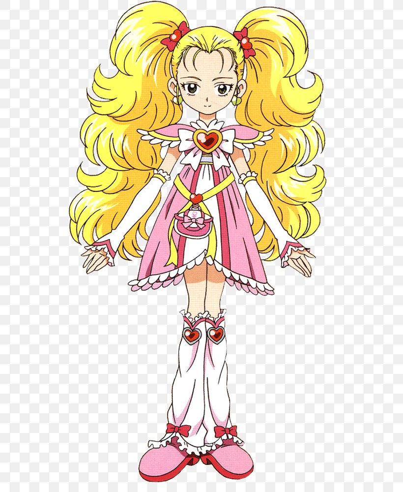 Hikari Kujo Pretty Cure All Stars Saki Hyuuga, PNG, 702x1000px, Watercolor, Cartoon, Flower, Frame, Heart Download Free