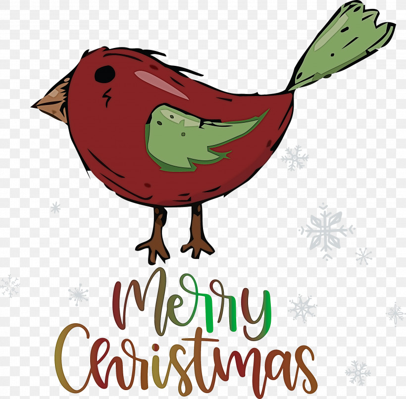 Merry Christmas, PNG, 3000x2950px, Merry Christmas, Beak, Birds, Flower, Fruit Download Free