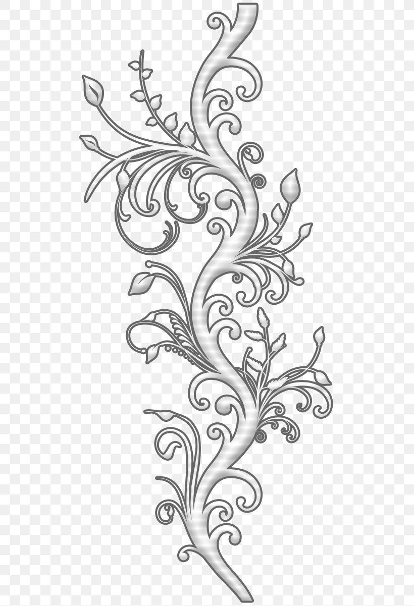 Black And White Arabesque Silver, PNG, 596x1201px, Black And White, Arabesque, Art, Black, Branch Download Free