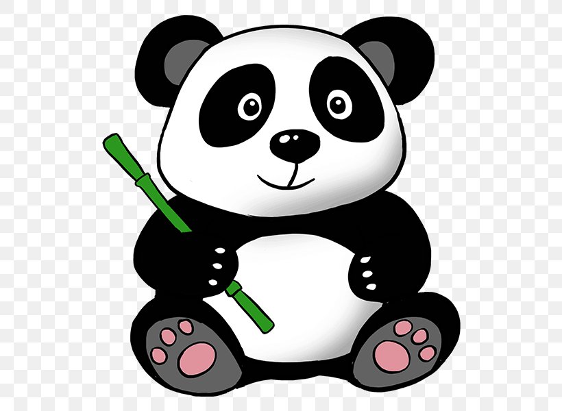 Giant Panda Bear Drawing Clip Art, PNG, 678x600px, Watercolor, Cartoon, Flower, Frame, Heart Download Free