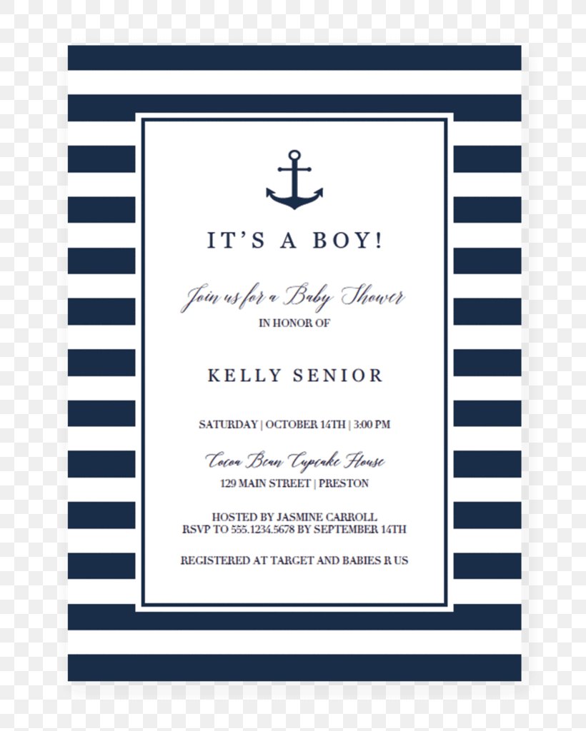 Wedding Invitation Baby Shower Infant Diaper Maritime Transport, PNG, 819x1024px, Wedding Invitation, Area, Baby Shower, Blue, Boy Download Free