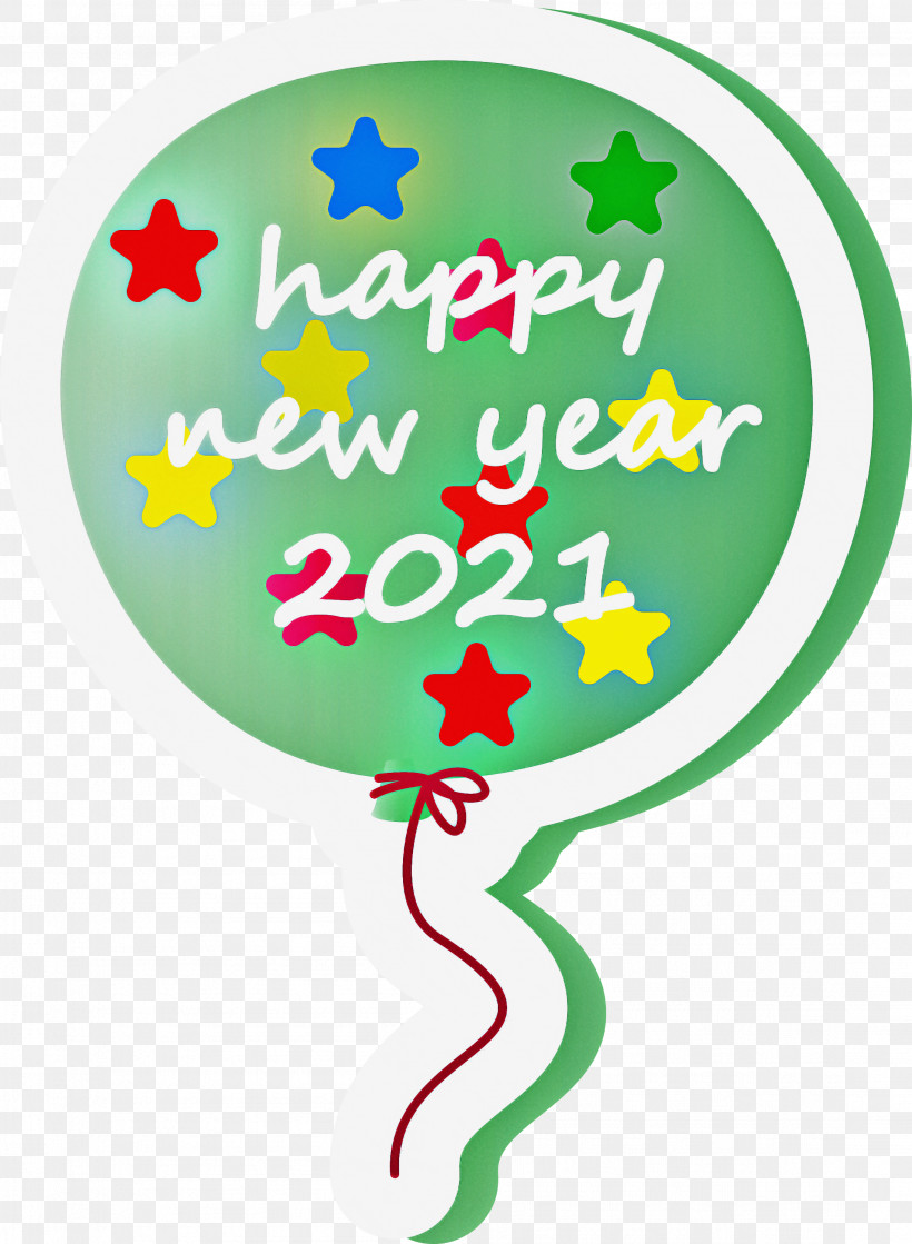 Balloon 2021 Happy New Year, PNG, 2197x3000px, 2021 Happy New Year, Balloon, Flora, Flower, Green Download Free