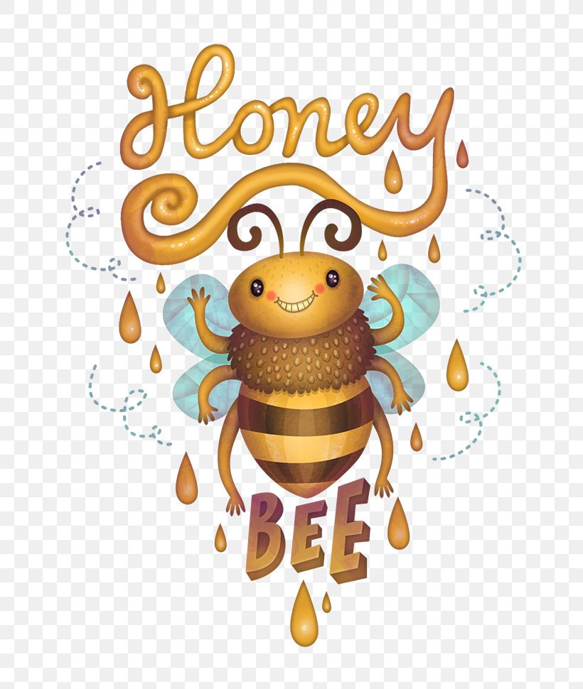 Honey Bee Illustration, PNG, 700x970px, Honey Bee, Art, Bee, Cartoon, Creative Work Download Free