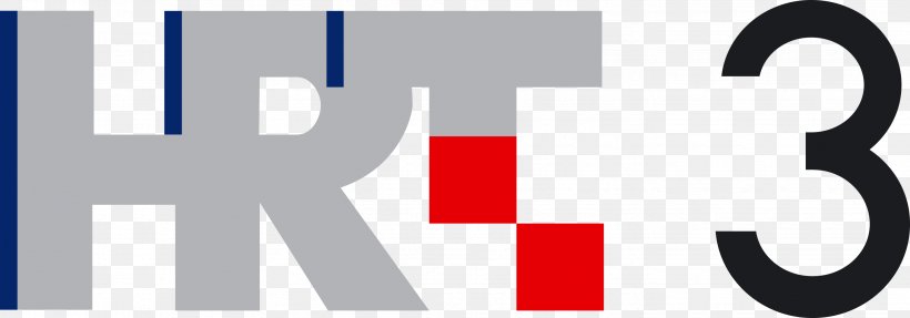 Logo HRT 4 Croatian Radiotelevision HRT 3, PNG, 2852x1000px, Logo, Blue, Brand, Croatia, Diagram Download Free
