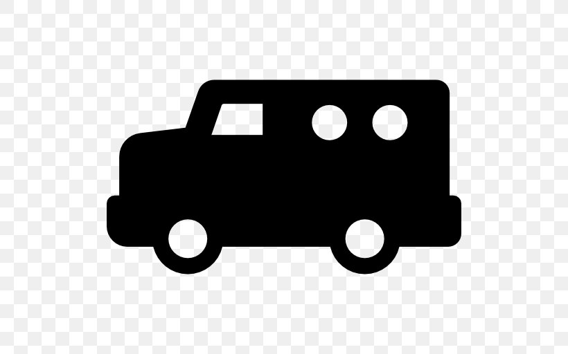 Van Car Vehicle Truck Transport, PNG, 512x512px, Van, Area, Black, Black And White, Car Download Free