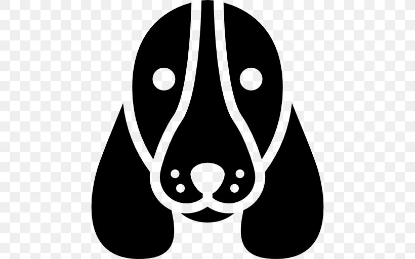 Basset Hound Bloodhound Affenpinscher Clip Art, PNG, 512x512px, Basset Hound, Affenpinscher, Black, Black And White, Bloodhound Download Free