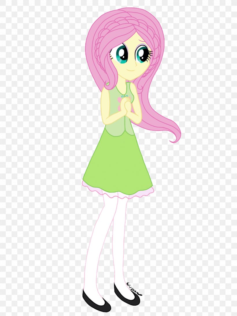 Fluttershy Equestria Girls My Little Pony, PNG, 1024x1365px, Watercolor, Cartoon, Flower, Frame, Heart Download Free