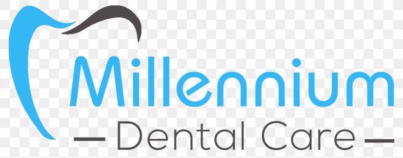 Millennium Dental Care Cosmetic Dentistry Tooth, PNG, 966x380px, Dentist, Blue, Brand, Cosmetic Dentistry, Dental Degree Download Free