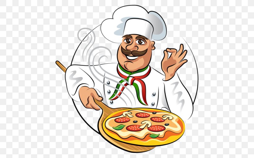 Pizza Italian Cuisine Chef Vector Graphics Clip Art, PNG, 512x512px, Pizza, Cartoon, Chef, Cook, Cooking Download Free