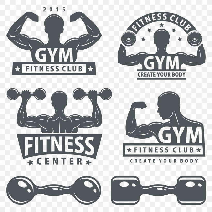 Bodybuilding Dumbbell Logo, PNG, 1000x1000px, Logo, Bodybuilding, Brand, Dumbbell, Fitness Centre Download Free