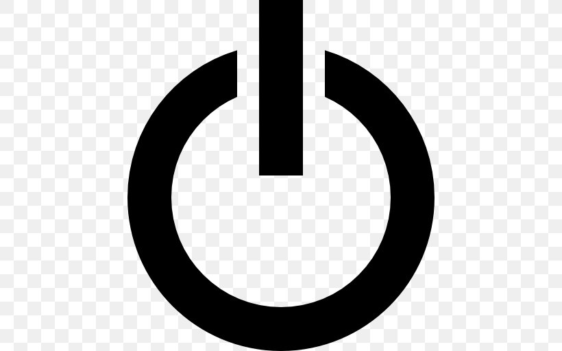 Power Symbol Sign, PNG, 512x512px, Power Symbol, Black And White, Brand, Button, Electrical Switches Download Free