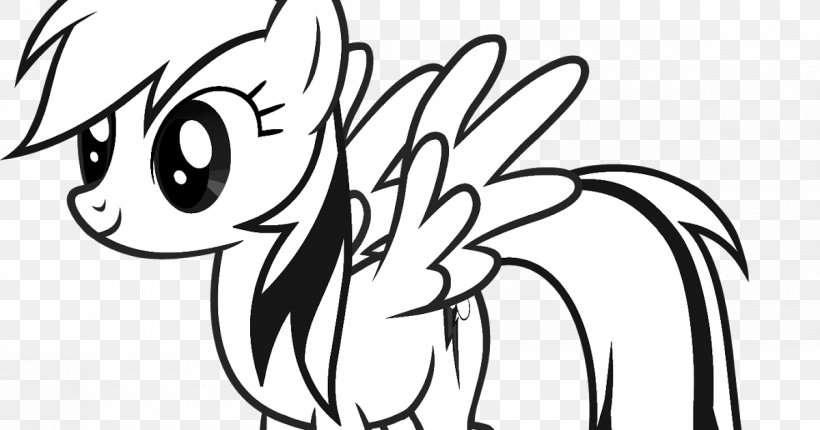 Rainbow Dash Pinkie Pie Applejack Pony Coloring Book, PNG, 1200x630px, Watercolor, Cartoon, Flower, Frame, Heart Download Free