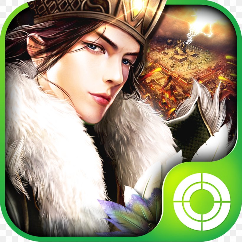 Three Kingdoms Mobile Game Video Games Kingdom Tales, PNG, 1024x1024px, Three Kingdoms, Android, Brown Hair, Fur, Game Download Free