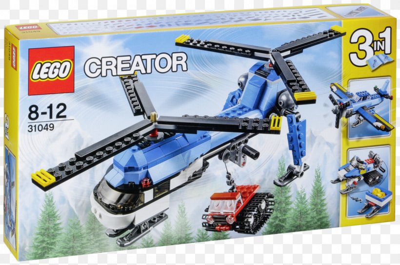 Amazon.com LEGO 31049 Creator Twin Spin Helicopter Lego Creator Lego Racers, PNG, 1200x796px, Amazoncom, Educational Toys, Helicopter, Lego, Lego Creator Download Free